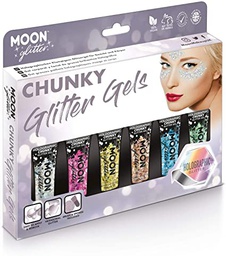 [G13580] Iridescent Chunky Glitter Gel - Boxset