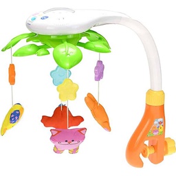 [SQUI4769] Musical Carousel with Smiley Bed Suspension Device
