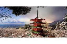 [18013] بزل تركيب صور  بانوراما 3000 قطعة لغز جبل فوجي في اليابان-اديوكا