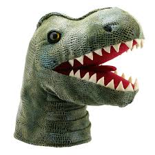 [PC004802] Large Dino Heads: T-Rex puppet hand 