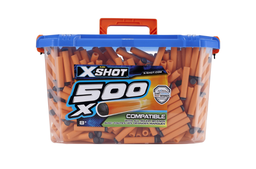 [SQUI0541] X-Shot Dart 500 Pieces Refill Set With Storage Box