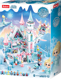 [B0789] Sluban ice castle girls 1324 pieces