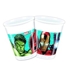 [87964] Mighty Avengers Cups - 200 ml - 8 Bottles