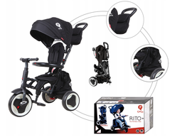 [RITO PLUS / Black] RITO EVA Wheel  with bags
Children tricycle