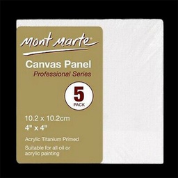 [CMPL1010] MONT MARTE Canvas Panels Pack 5 10.2x10.2cm