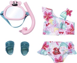 [ZPF-829240] Baby Born Holiday Deluxe Bikini Set, Size 43 cm
