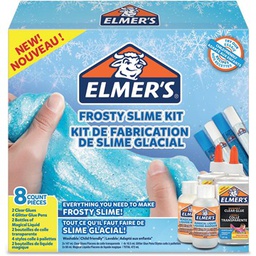 [2077254] Elmer’s Glue Frosty Slime Kit, Clear School Glue, Glitter Glue Pens &amp; Magical Liquid Activator Solution, 8 Count
